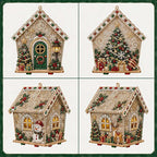 Christmas Diamond Painting Wooden House Kit 1