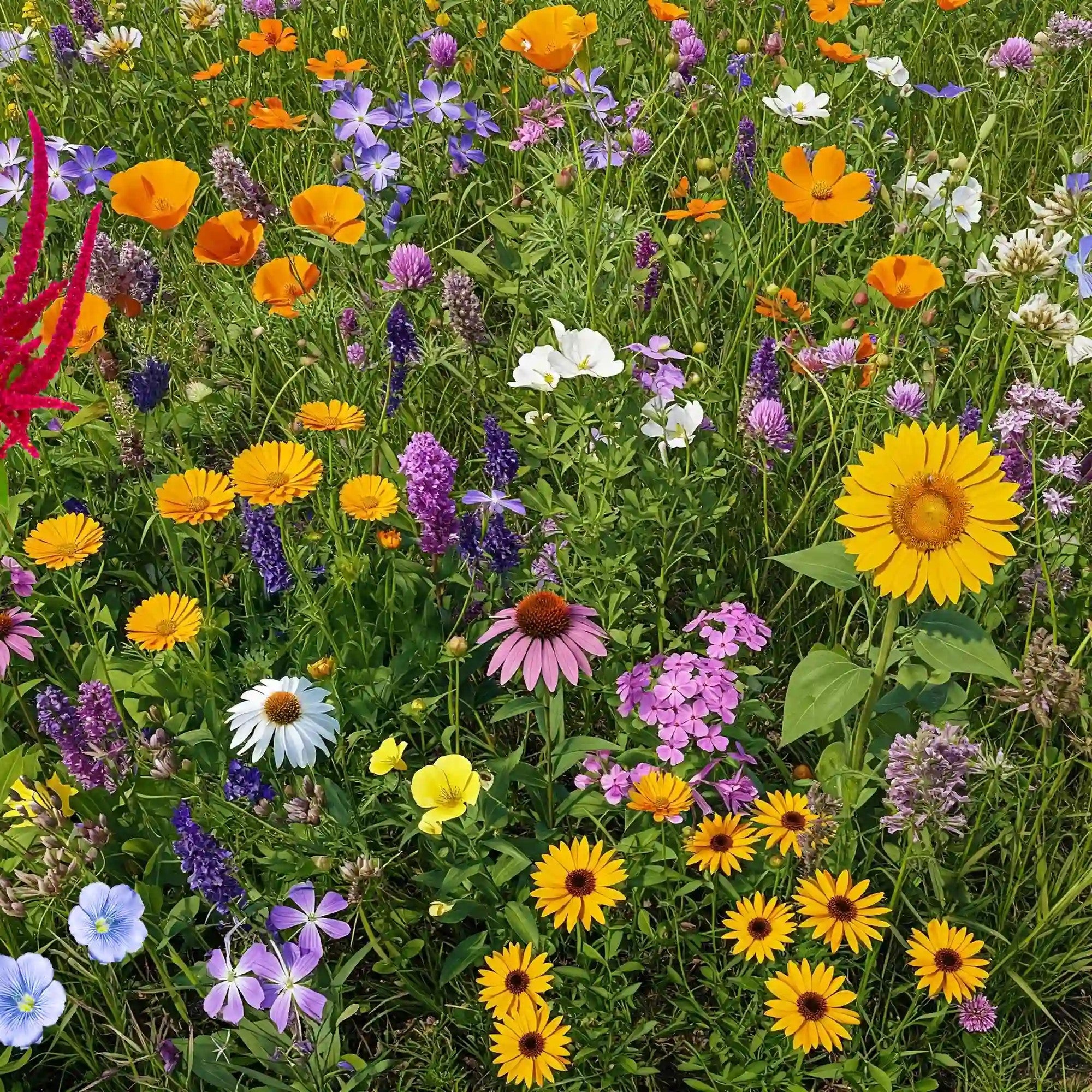 Summer Hardy Wildflower Seeds – Thrive in Heat, Flower Sea☀️