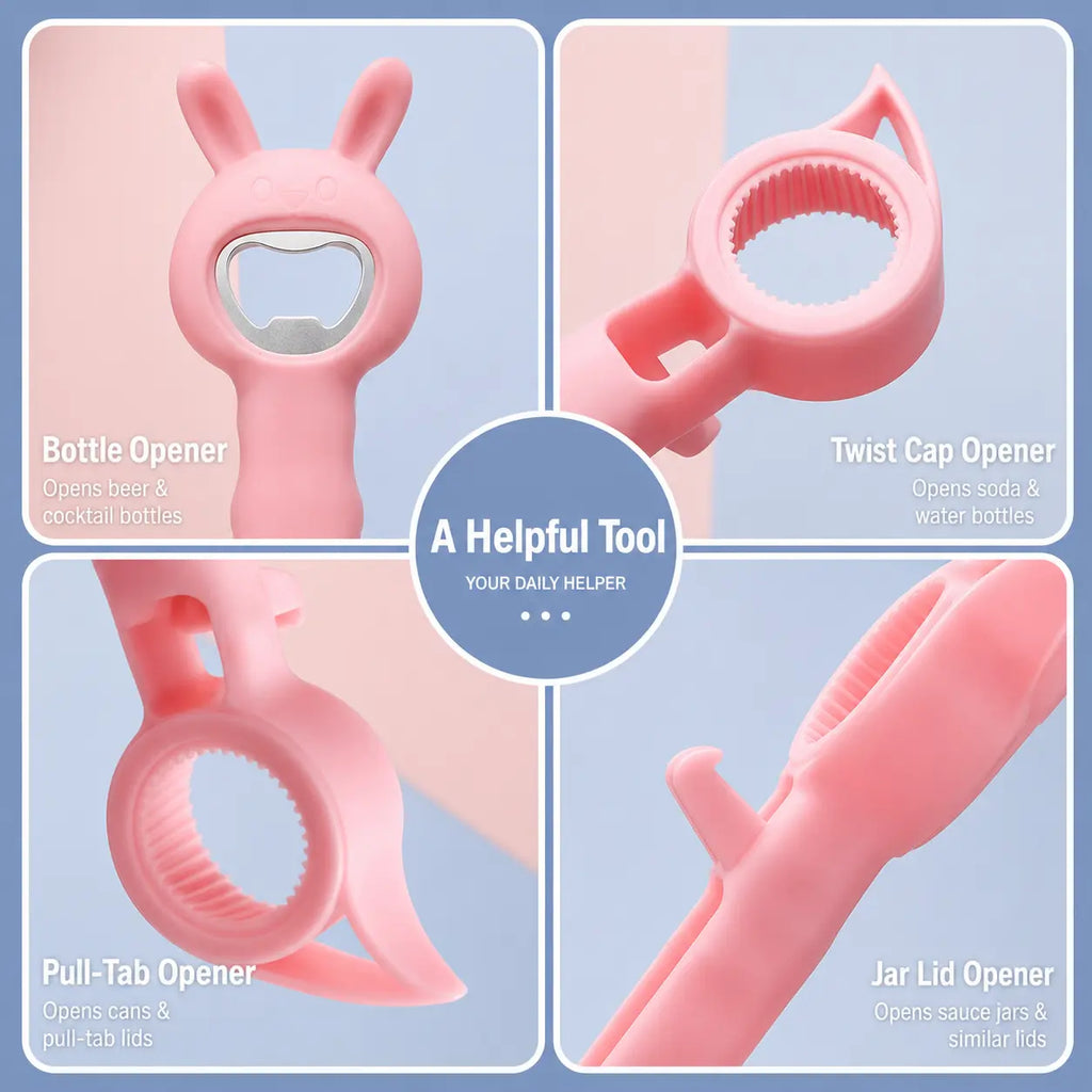 4-in-1 Beer Bottle Opener – Easy Grip, Easy Open