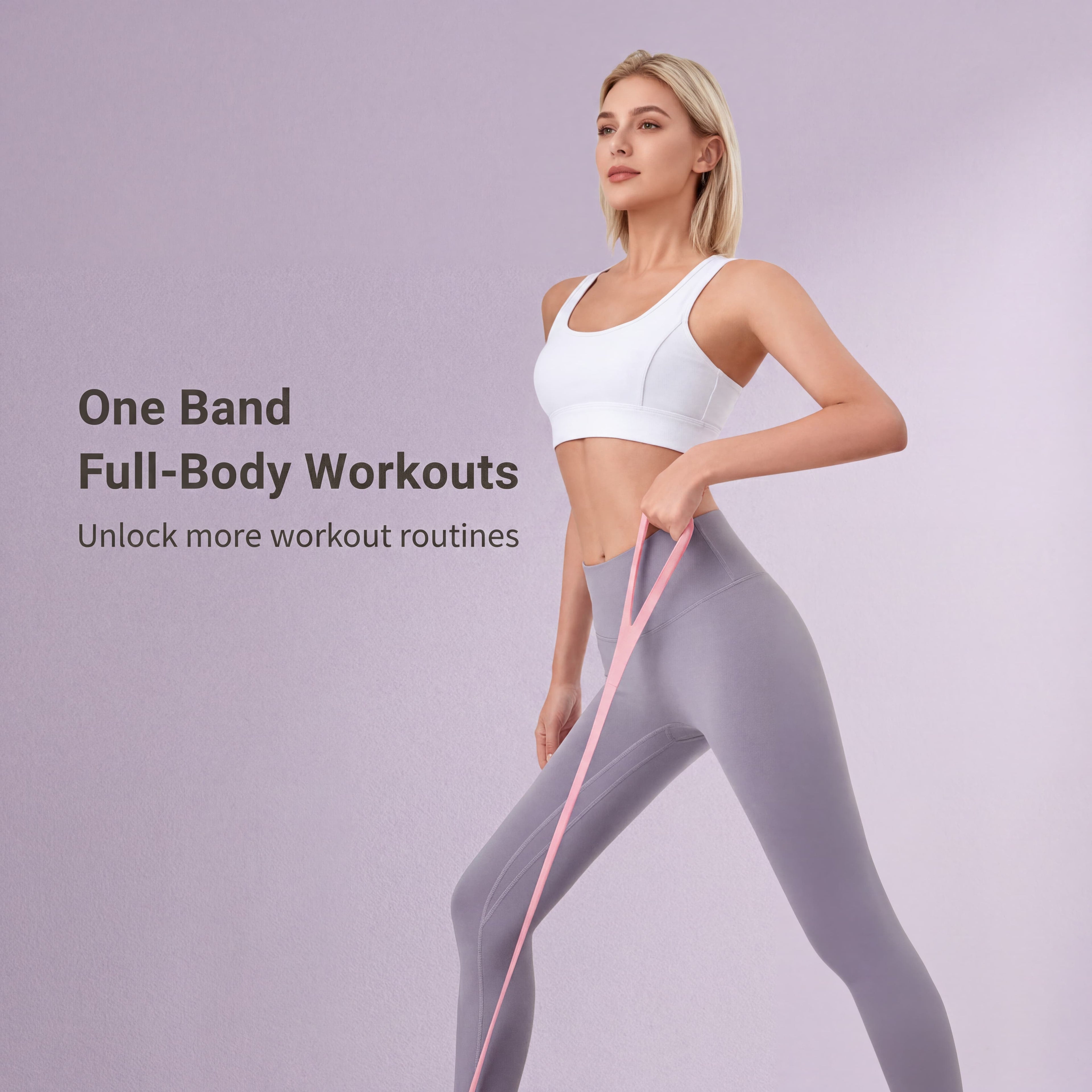 Hot 10-Min Figure 8 Resistance Exercise Bands