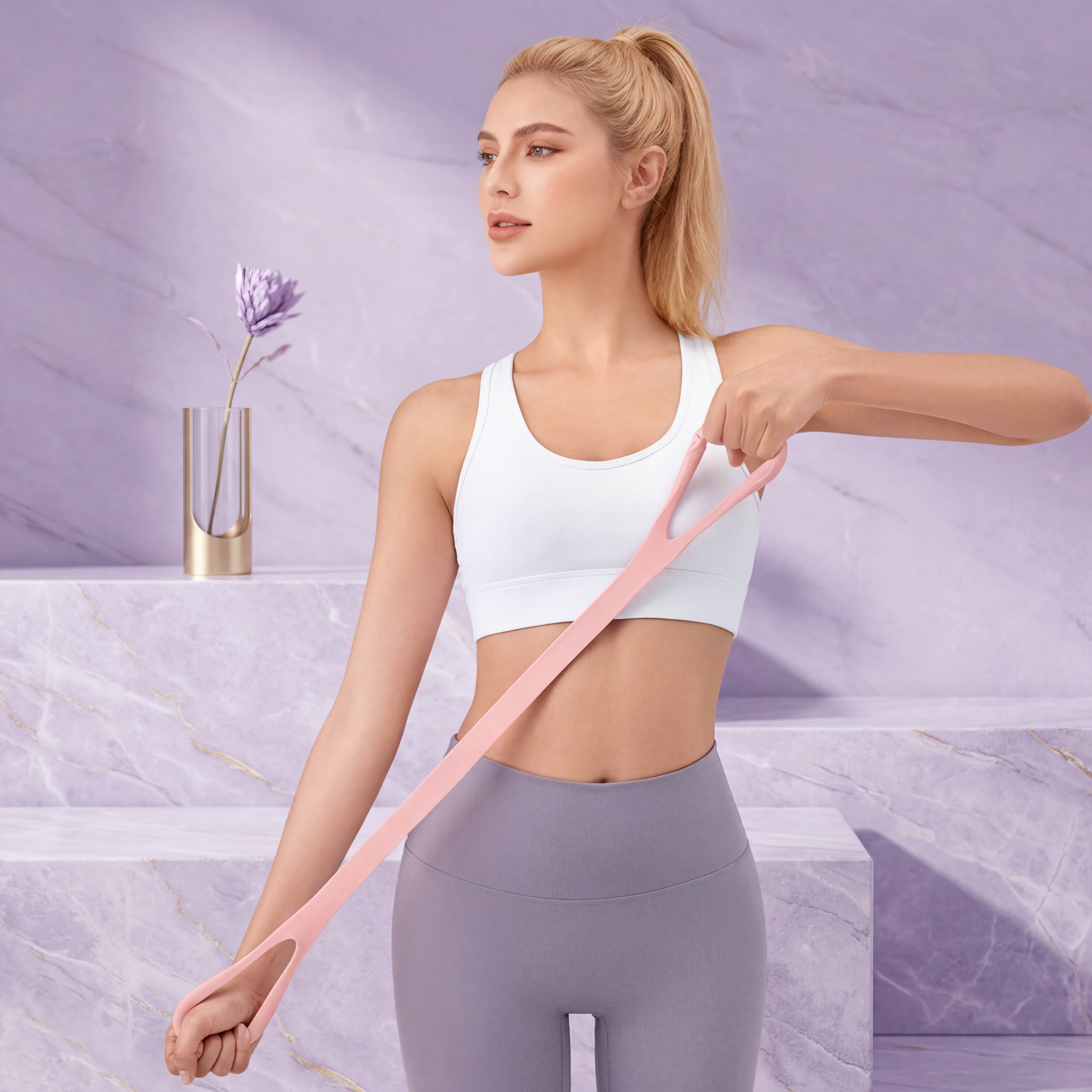 Hot 10-Min Figure 8 Resistance Exercise Bands