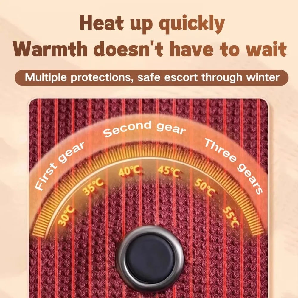❄️Heated Wearable Blanket – Stay Warm at Your Desk Without Bulky Layers 🔥（Power bank not included）