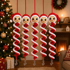 ☃️ Crochet Snowman Spiral Ornament DIY Kit