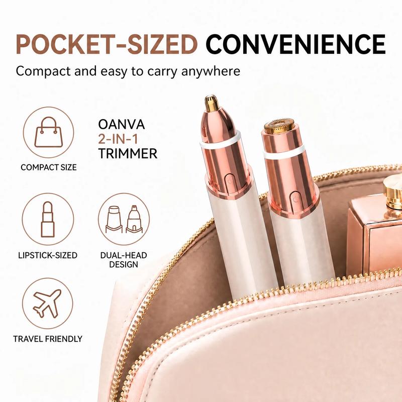 2 In 1 Facial & Eyebrow Hair Trimmer