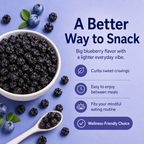 🫐🫐Snack Smarter. Feel Lighter.  💯💯A Naturally Sweet Blueberry Snack for Your Weight-Management Routine