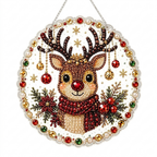 Christmas Pearl Art Hanging Wreath Kit