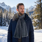 Cozy Scarf with Hidden Pocket – Warm, Soft & Secure Zipper🧣