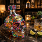 Skull Tequila Bottle – Colorful Collector’s Gift Box🎁