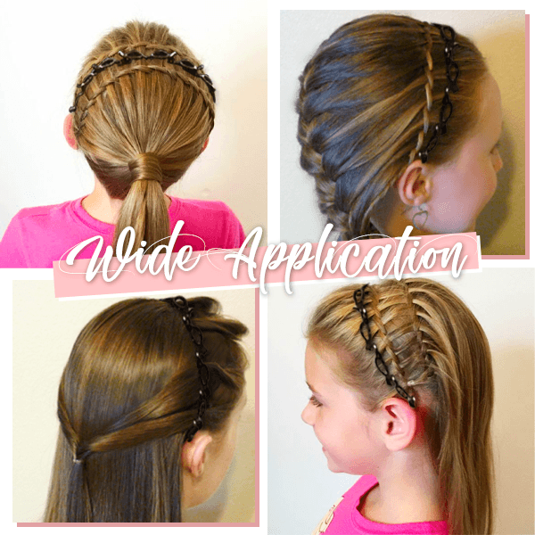 🔥10-Second Double-Bangs Clip-On Hairstyle Headband🪮