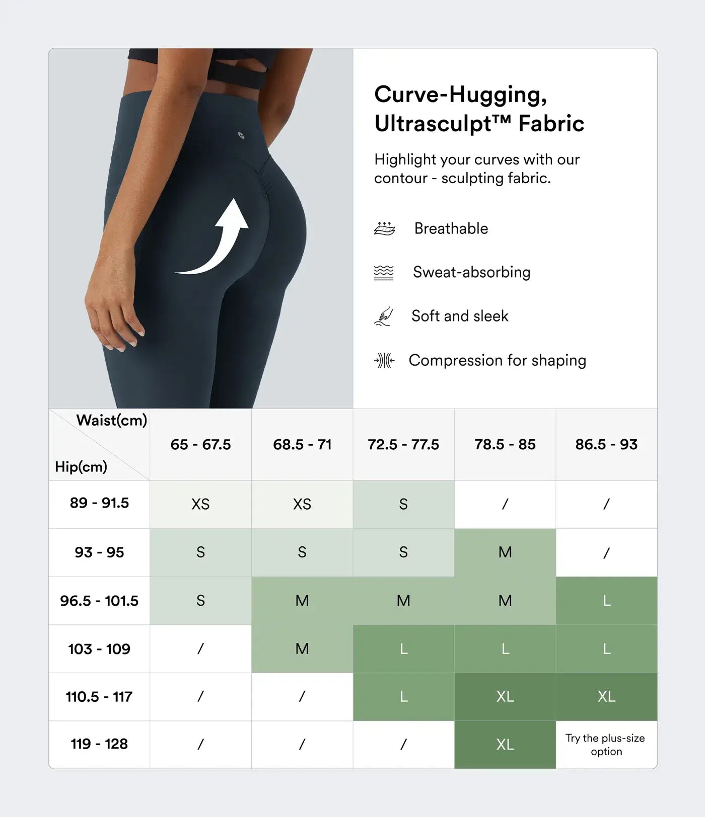 High Waisted Butt Lifting Tummy Control Side Pocket Shaping Training UltraSculpt Leggings