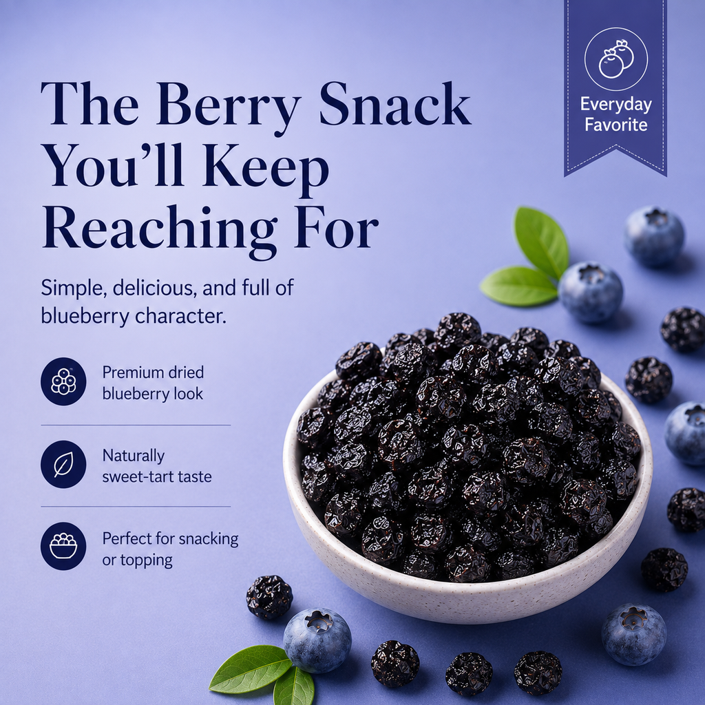 🫐🫐Snack Smarter. Feel Lighter.  💯💯A Naturally Sweet Blueberry Snack for Your Weight-Management Routine