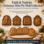 ✝️Faith & Nativity Christmas Mini Pie Mold Collection🥧✨