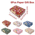 Christmas Square Ribbon Gift Boxes 6