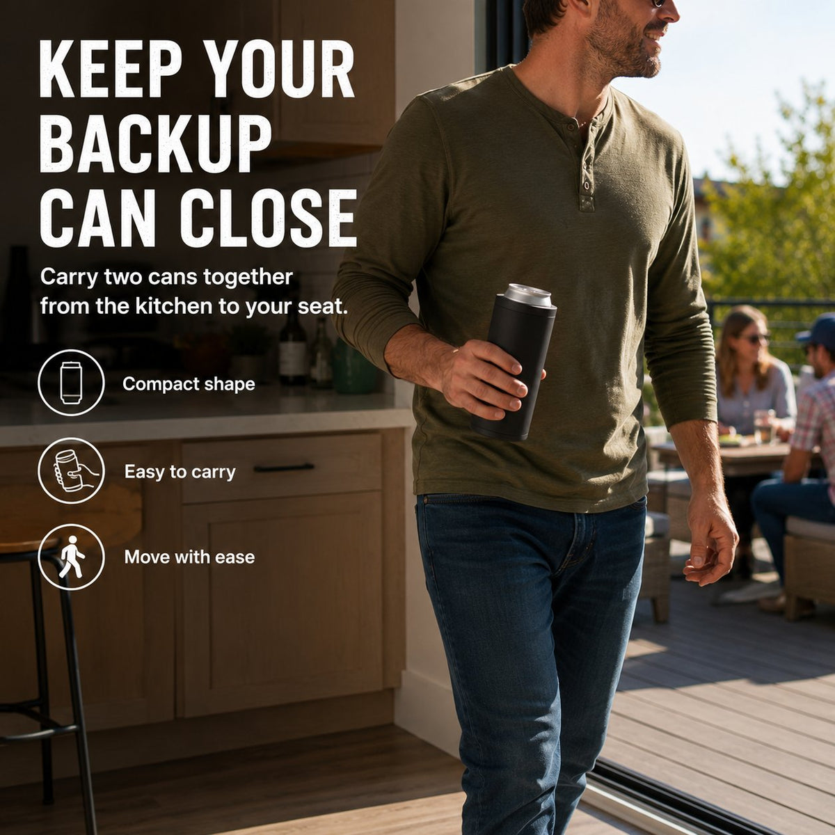Double Tactical Reload Can Holder With Quick-Load Sleeve