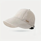 Women's Wide Brim Sun Visor Hat - UPF 50+ Open Top Cap for Ponytails, Golf, and Beach