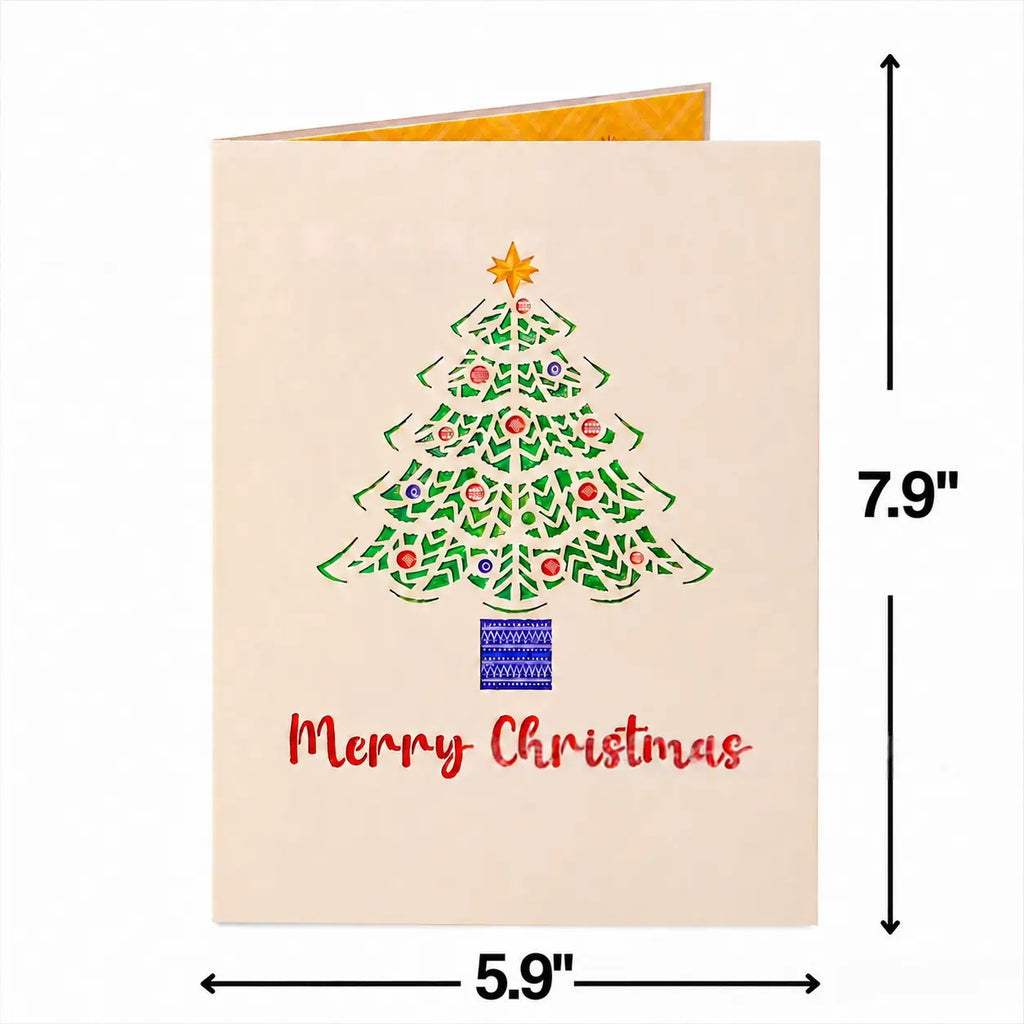 Creative 3D Pop Up Christmas Greeting Card