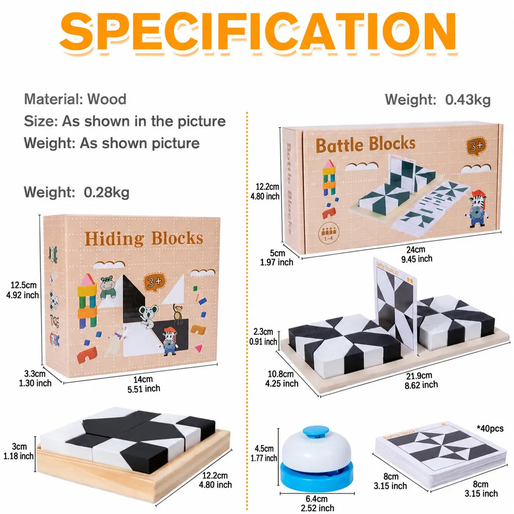 Puzzle Hidden Building Blocks Puzzle Toys