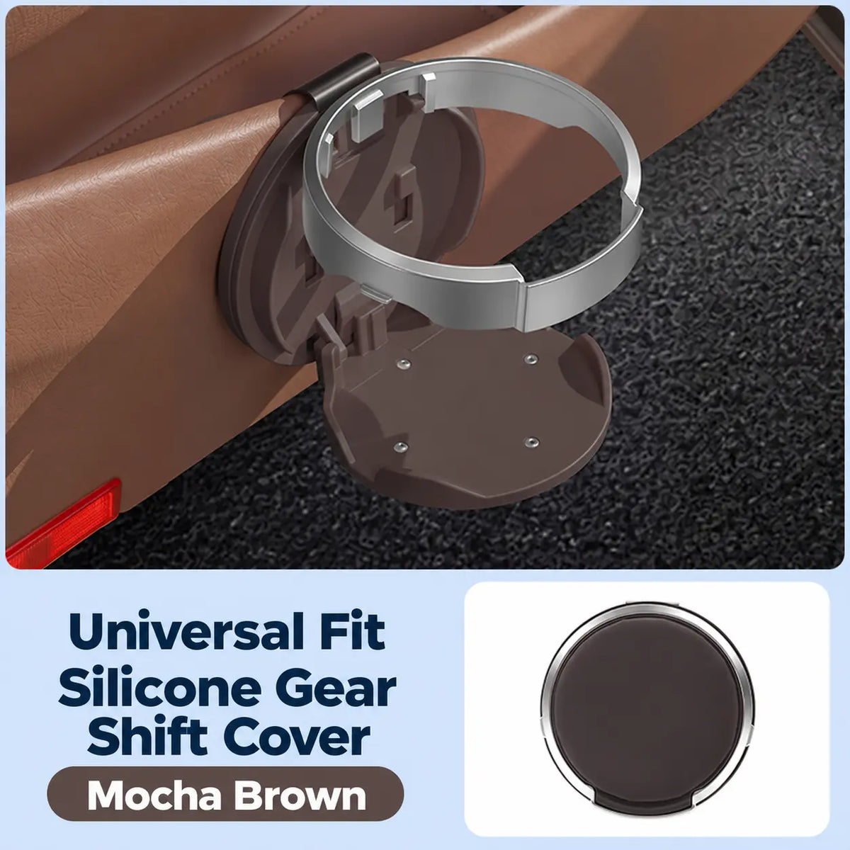 🚗 Universal Foldable Car Cup Holder – Space-Saving Drink & Phone Holder