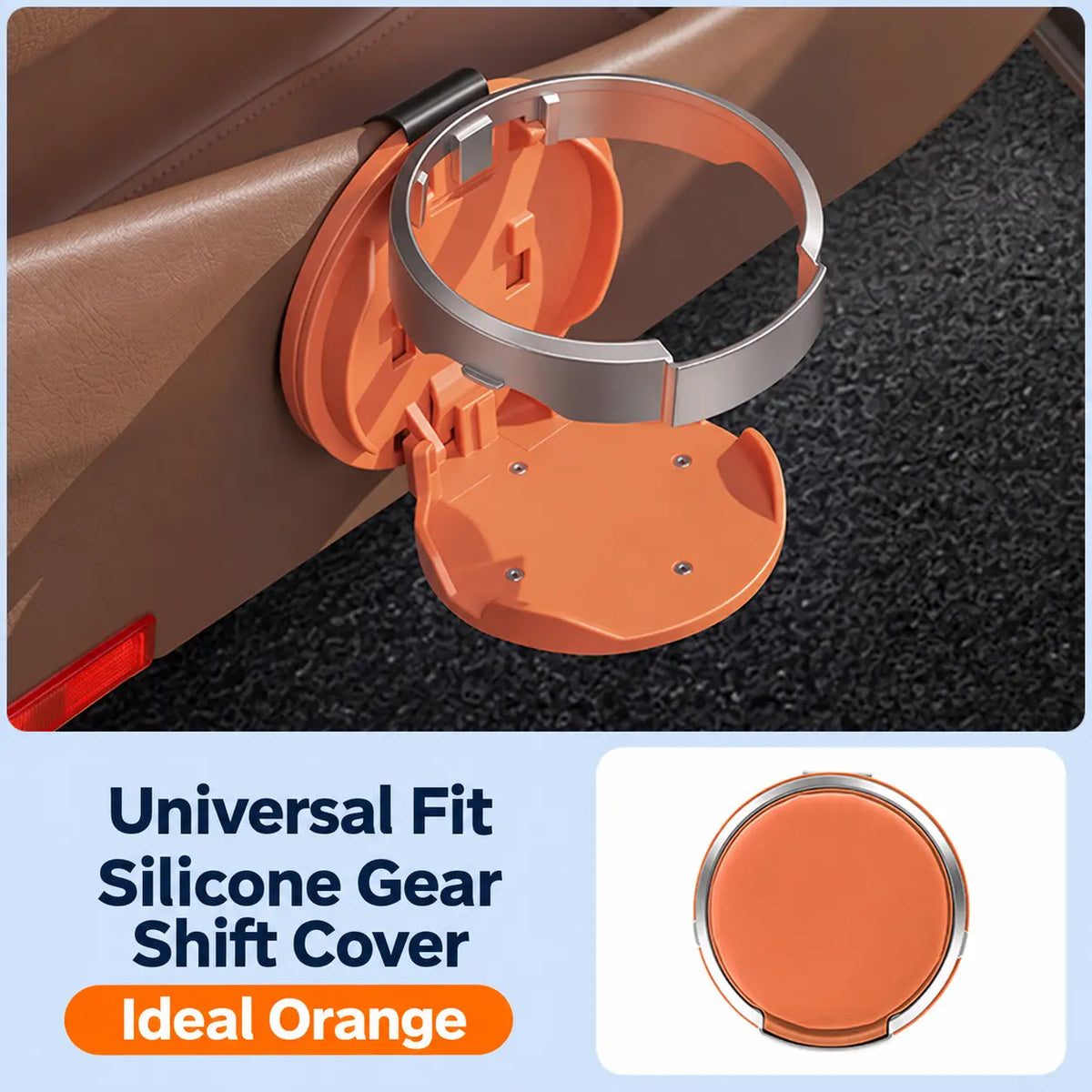 🚗 Universal Foldable Car Cup Holder – Space-Saving Drink & Phone Holder