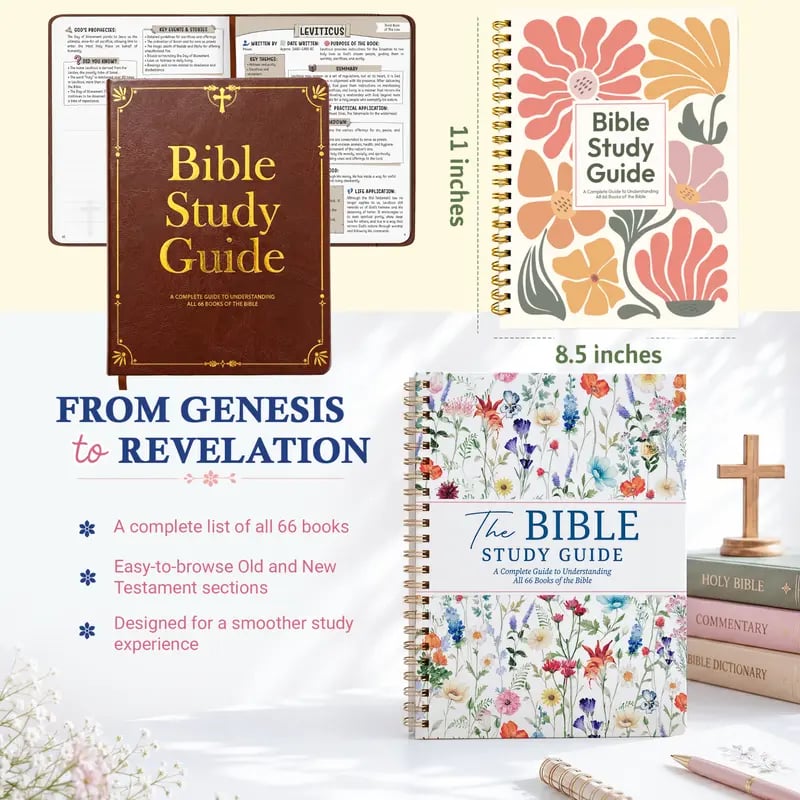 ✝️📚Bible Study Guide for: A Complete Guide to Understanding All 66 Books of the Bible