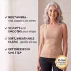 Sculpt Tank with Built-In Bra SUMMET