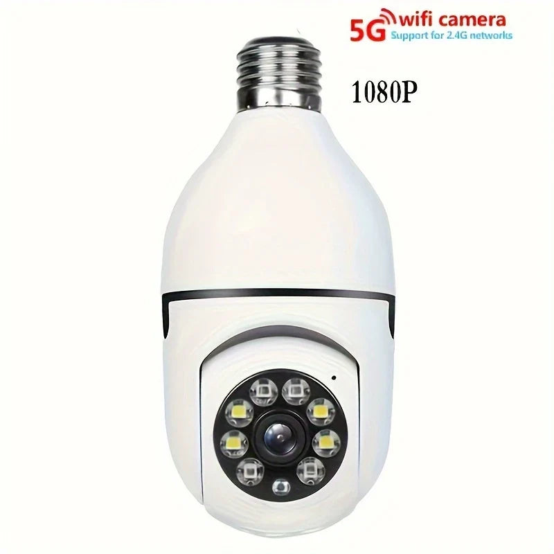 Smart WiFi Light Bulb Camera