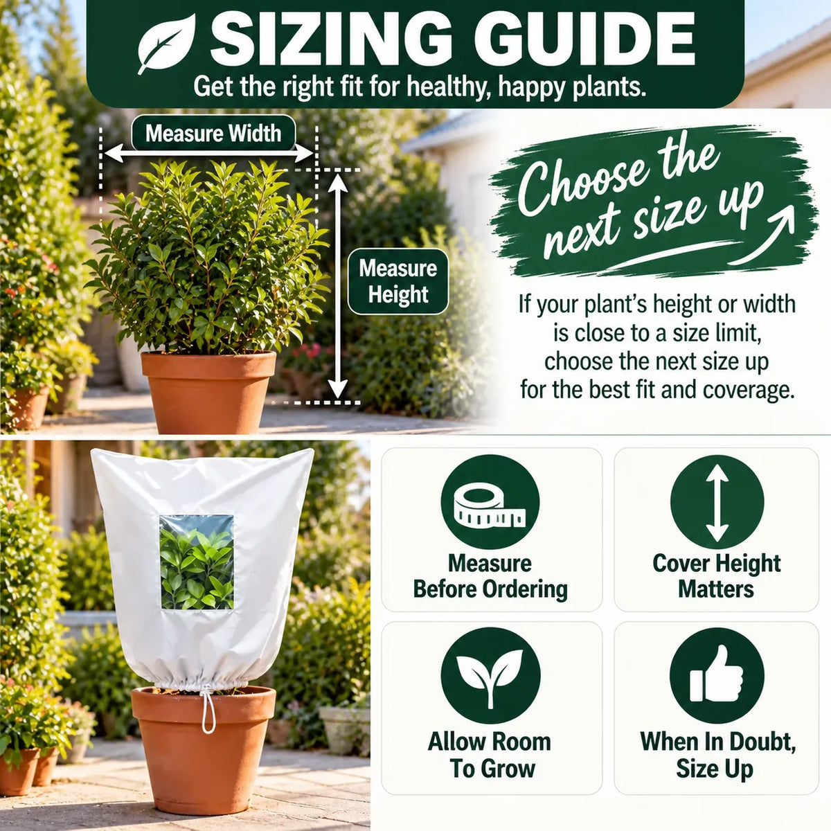 🌿 Winter Garden Must Have | Reusable Frost Protection Covers for Plants, Shrubs & Young Trees ❄️