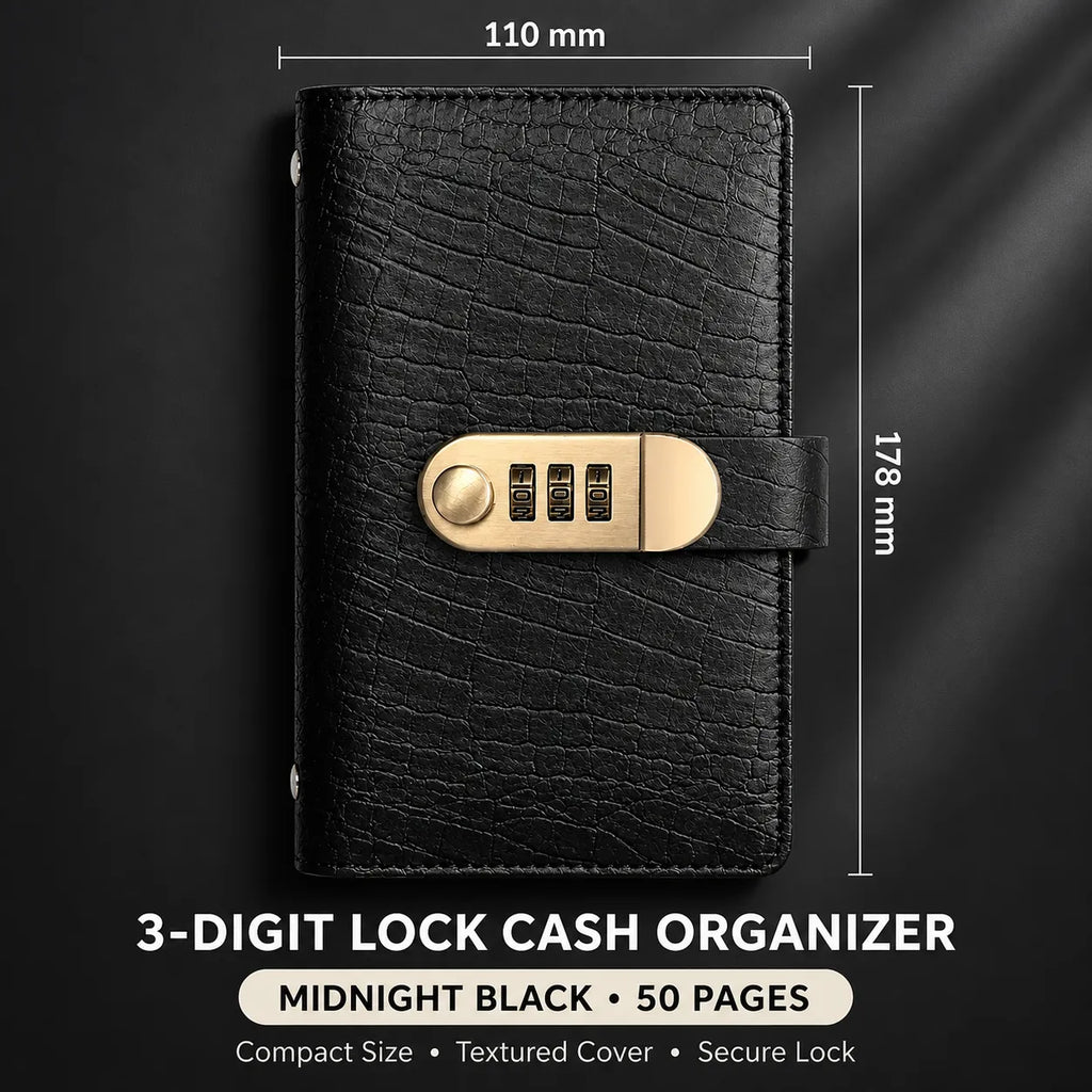 Locking Banknote Collection Booklet | Holds 100 Bills