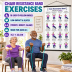 Resistance Band Exercises for Seniors (16 x 24 inches)