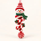 ☃️ Crochet Snowman Spiral Ornament DIY Kit