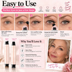 Winged Eyeliner Stamp — Symmetrical Cat Eyes in One Press.