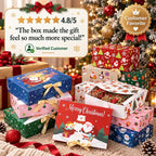 🎄Christmas Square Ribbon Gift Boxes🎁