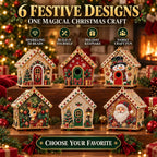 Christmas Diamond Painting Wooden House Kit