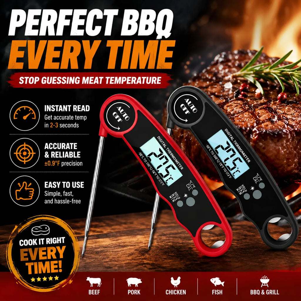Instant-Read Digital Meat Thermometer (Dual Probe)