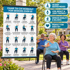 Gentle Tai Chi for Seniors: Seated & Standing Exercises (16 x 24 inches)