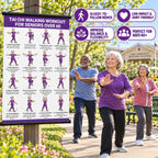 Gentle Tai Chi for Seniors: Seated & Standing Exercises (16 x 24 inches)