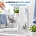 Golf brush head toilet brush