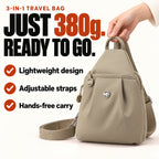 3-in-1 Anti-Theft Travel Tote Bag – Waterproof, Lightweight & Organized🎒