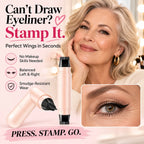 Winged Eyeliner Stamp — Symmetrical Cat Eyes in One Press.