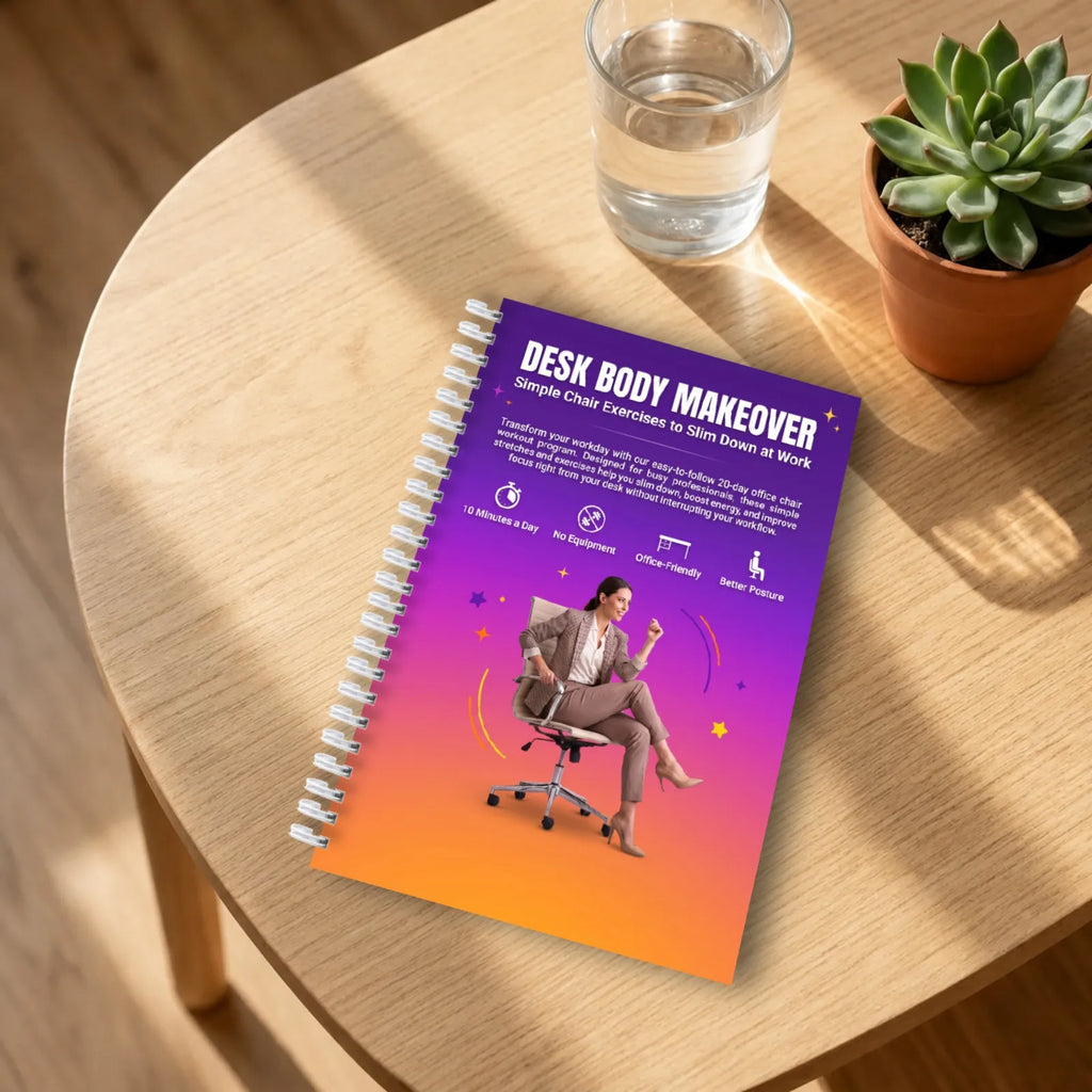 Office Chair Body Shaping Book, Gentle Everyday Movement Guide