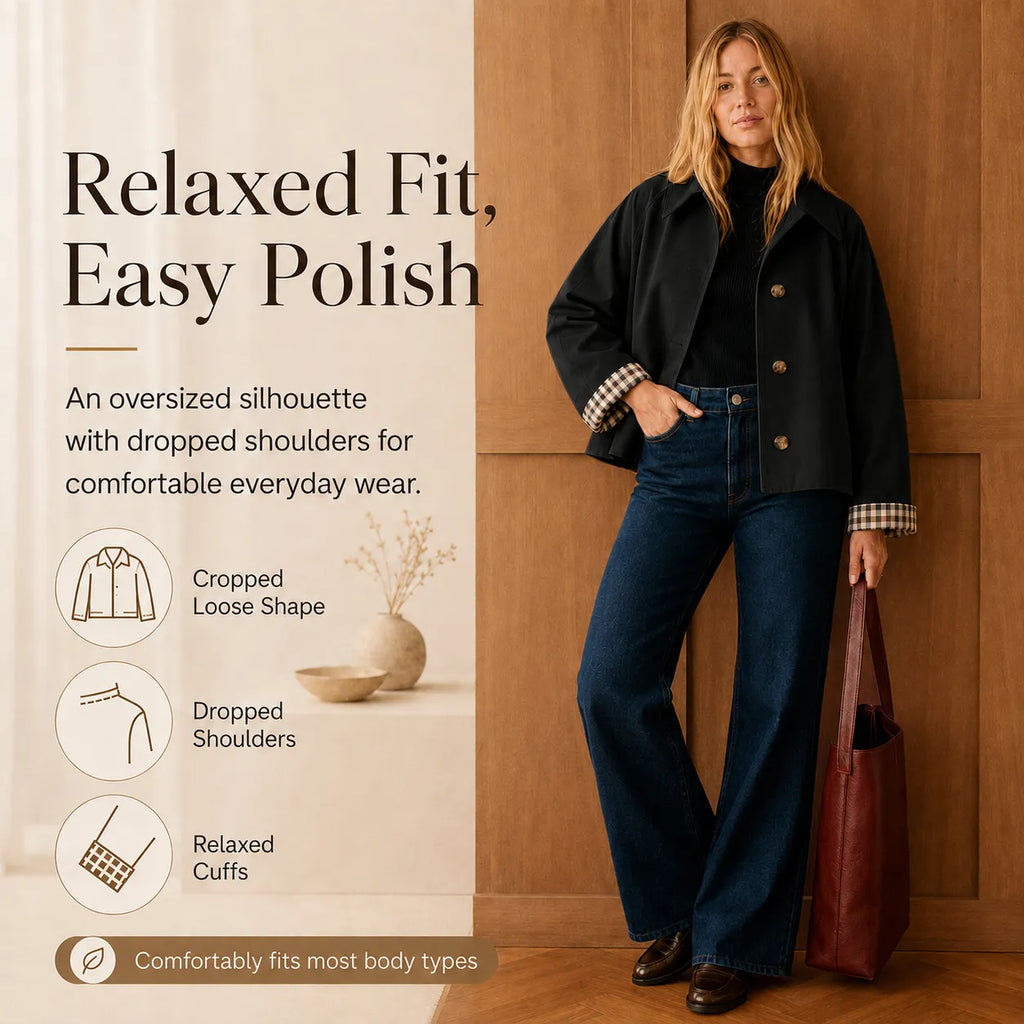 Women’s Cropped Trench Coat