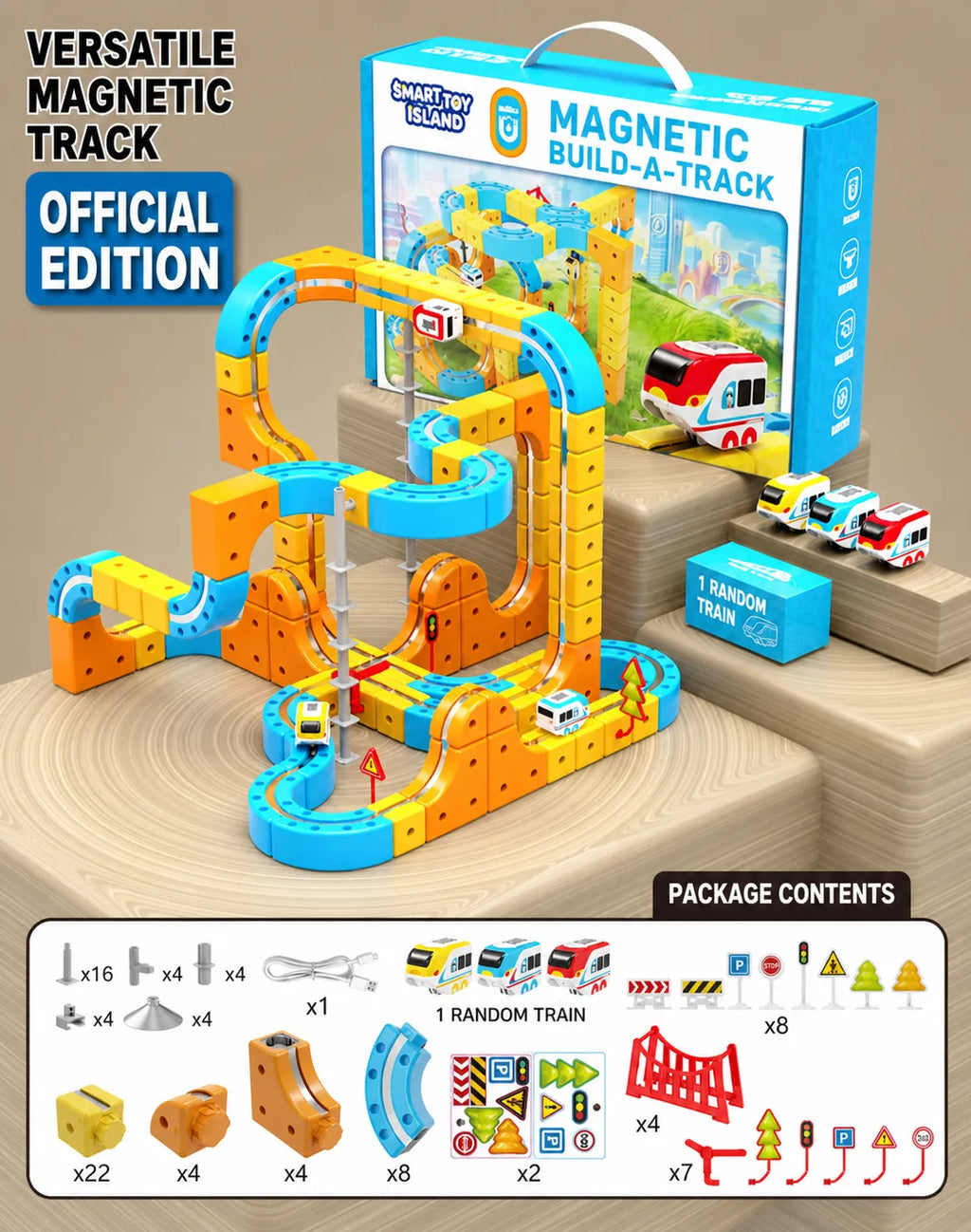 Magnetic Adventure Track Building Set