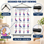 Resistance Band Exercises for Seniors (16 x 24 inches)