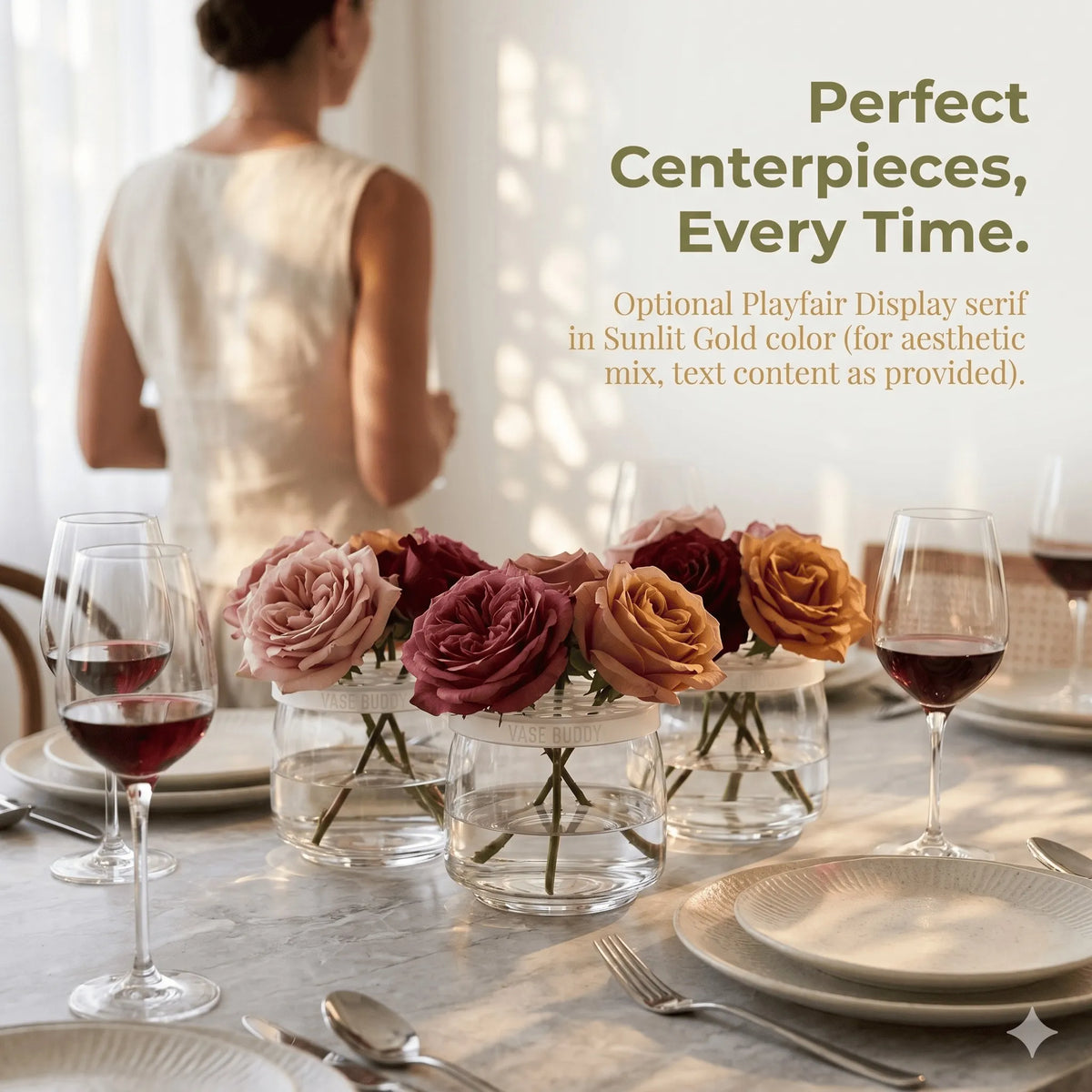Reusable Silicone Flower Arranging Grid