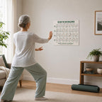 28-Day Tai Chi at Home Chart(16 x 24 inches)