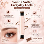 Winged Eyeliner Stamp — Symmetrical Cat Eyes in One Press.