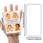 Face Yoga Practice Card Deck, 24 Illustrated Facial Exercise Cards