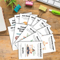 Home Workout Card Deck, 16 No-Equipment Movement Cards