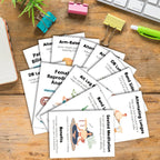 Home Workout Card Deck, 16 No-Equipment Movement Cards