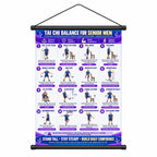 Chair Exercise Wall Chart for Seniors —(16 x 24 inches)